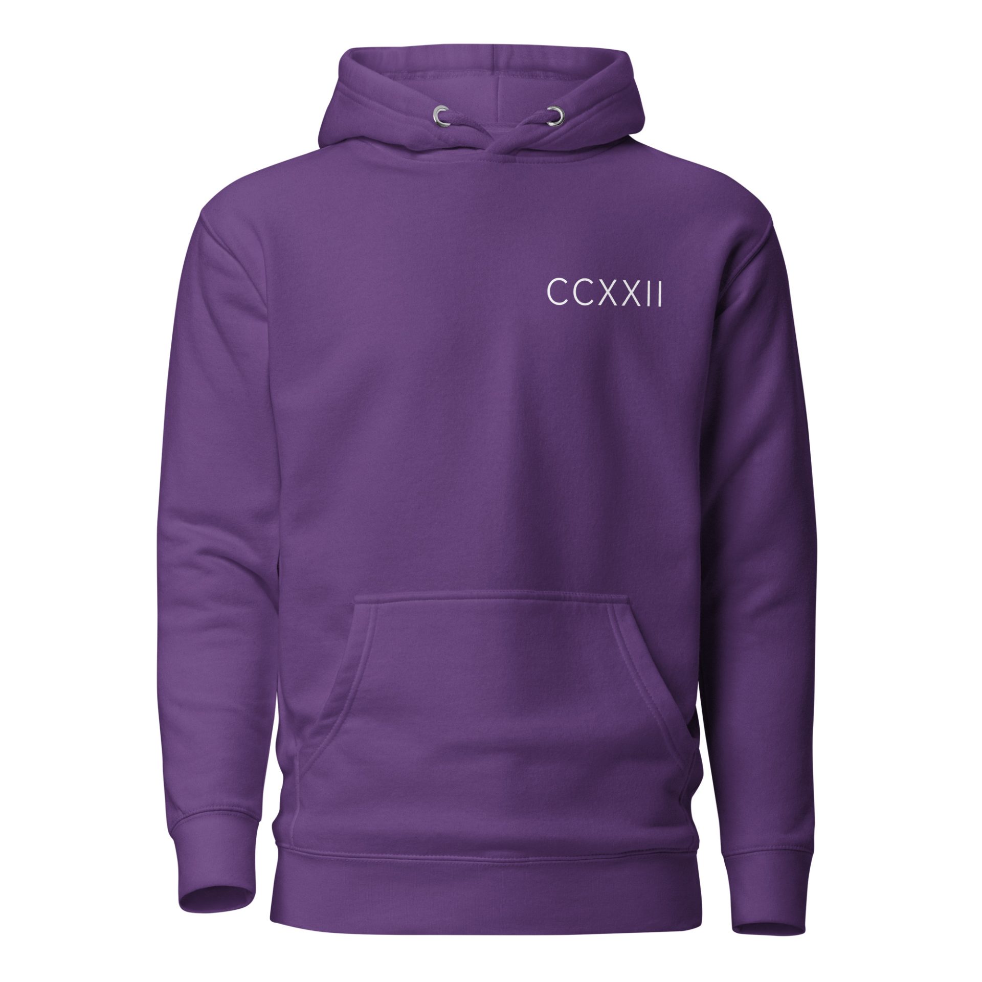 CCXXII Roman Numeral Printed Logo | Unisex Hoodie | Colors